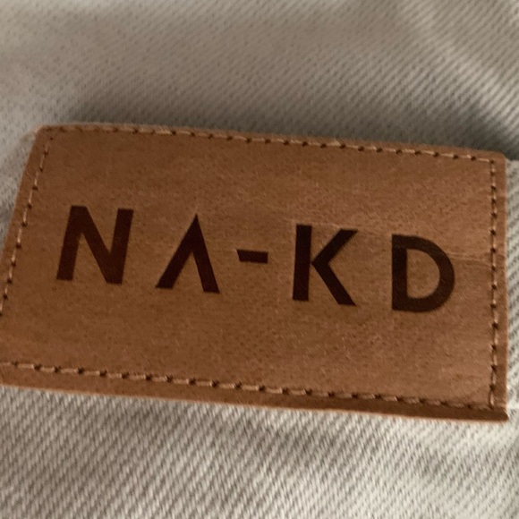 New with tags. Na-kd raw hem jeans - Picture 11 of 12